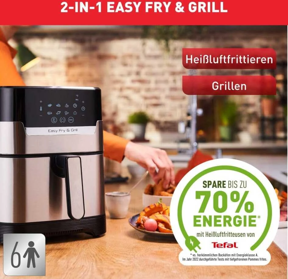 Gruzdintuvė Tefal Easy Fry & Grill Precision EY505D15