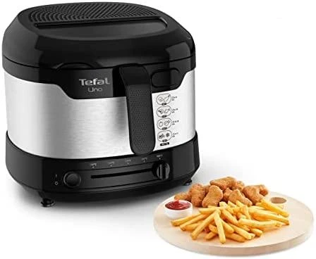 Gruzdintuvė Tefal FF215D Deep fryer Single Juodas,Nerūdijantis plienas Stand-alone 1600 W