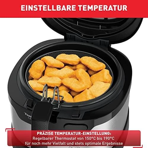 Gruzdintuvė Tefal FF215D Deep fryer Single Juodas,Nerūdijantis plienas Stand-alone 1600 W