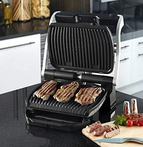 Elektrinė kepsninė Tefal OptiGrill+ + Vaflių plokščių rinkinys GC716D12