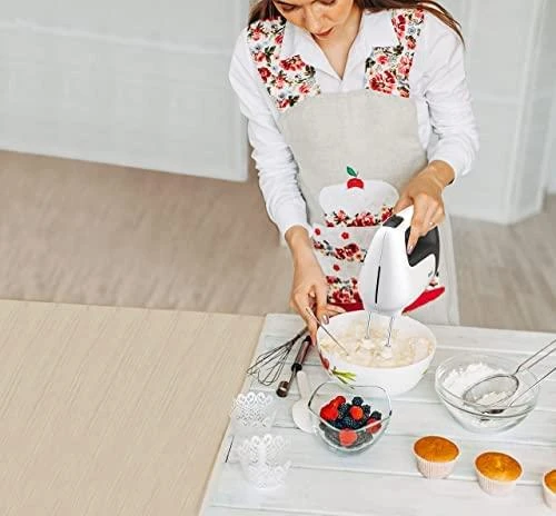 Plakiklis TEFAL | Hand Mixer | PrepMix+ HT462138 | Hand Mixer | 500 W | Greičių skaičius 5 | Turbo mode | Baltas