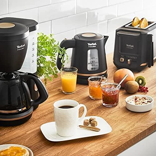 TEFAL | Virdulys | KI533811 | Electric | 2400 W | 1 L | Plastic | 360° rotational base | Juodas