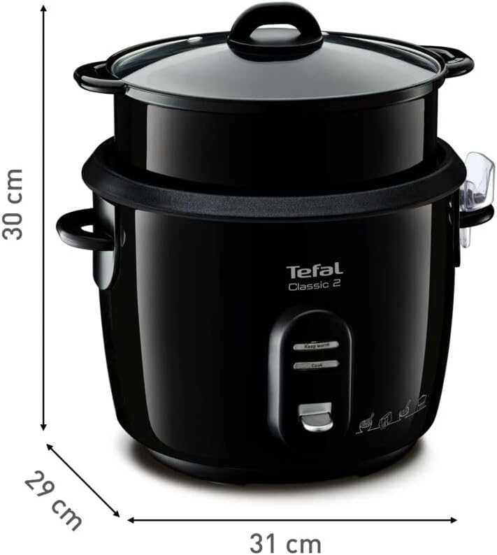 Ryžių Virimo Puodas Tefal New Classic 2 RK103811 5L, Juodos spalvos