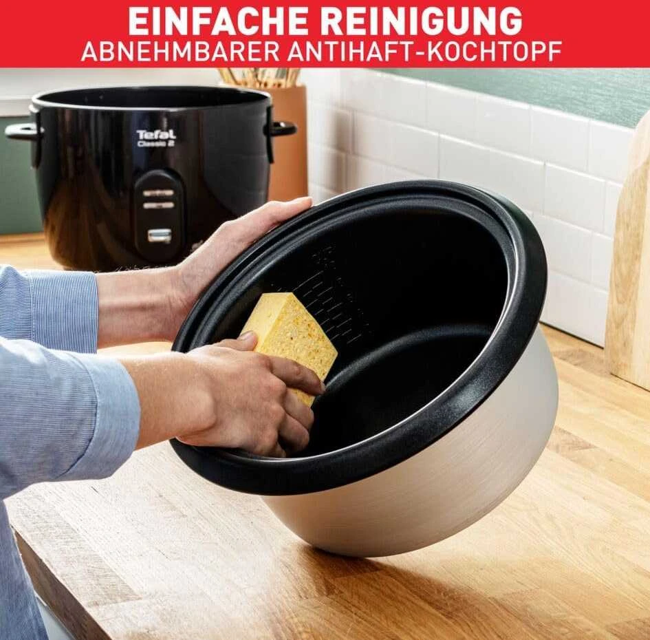 Ryžių Virimo Puodas Tefal New Classic 2 RK103811 5L, Juodos spalvos