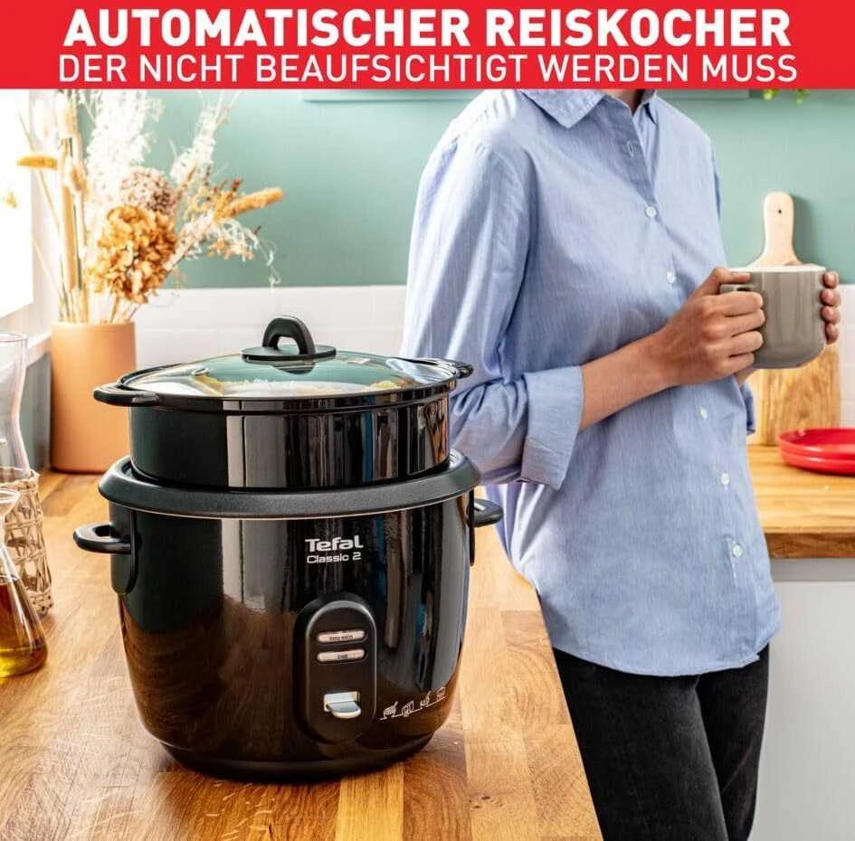Ryžių Virimo Puodas Tefal New Classic 2 RK103811 5L, Juodos spalvos