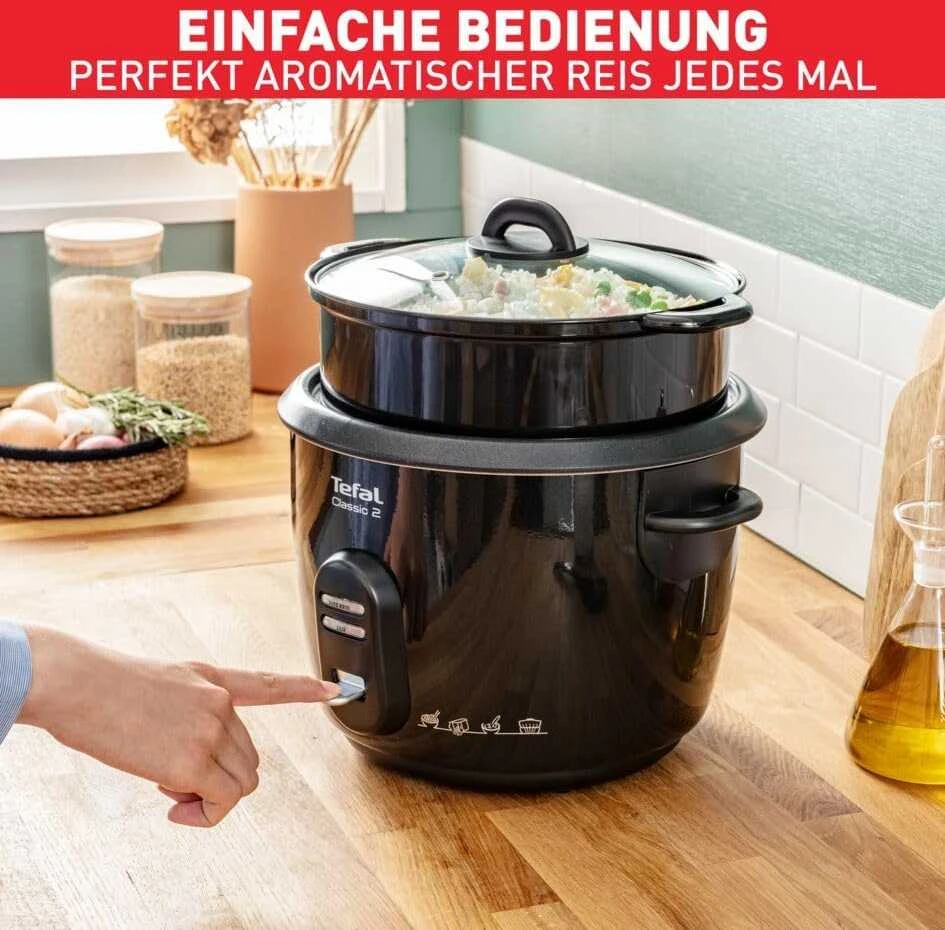 Ryžių Virimo Puodas Tefal New Classic 2 RK103811 5L, Juodos spalvos
