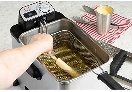 Gruzdintuvė Keptuvė Tefal Oleoclean Pro FR8040 (3,5 l, 1,2kg, 2300 W, plieno spalvos)