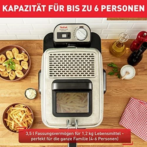 Gruzdintuvė Keptuvė Tefal Oleoclean Pro FR8040 (3,5 l, 1,2kg, 2300 W, plieno spalvos)