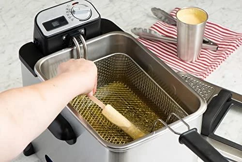Gruzdintuvė Keptuvė Tefal Oleoclean Pro FR8040 (3,5 l, 1,2kg, 2300 W, plieno spalvos)