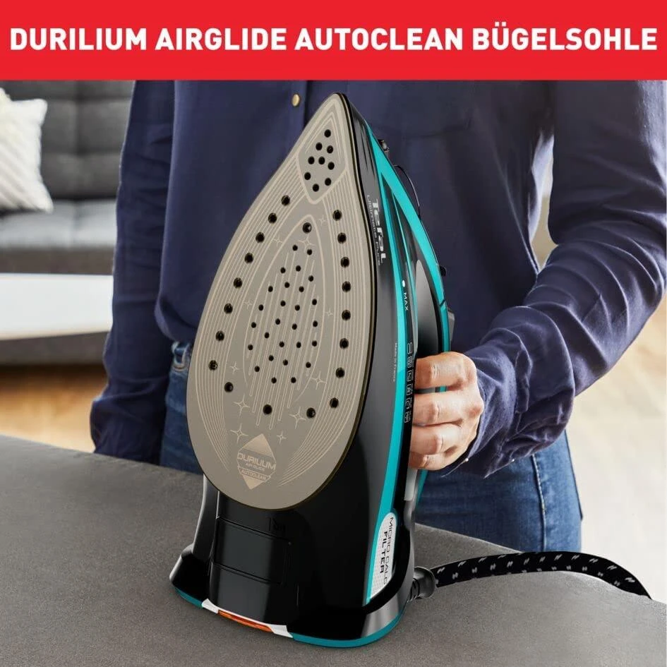Garų lygintuvas Tefal Ultimate Pure FV9844E0 | 3200 W | Vandens talpa 350 ml