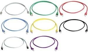 Telegärtner 100008474, 3 m, Cat6a, S/FTP (S-STP), RJ-45, RJ-45, Baltas