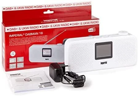 Carruzzo Imperial DABMAN 16 Laikrodis Analoginis ir skaitmeninis Balta