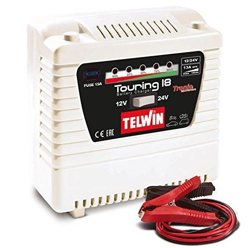 Telwin Touring 18 akumuliatorių įkroviklis su laidais