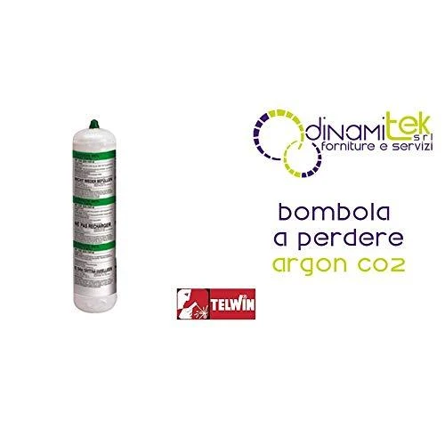 Vienkartinio panaudojimo Argono/Co2 mišnio balionas 1 ltr., Telwin
