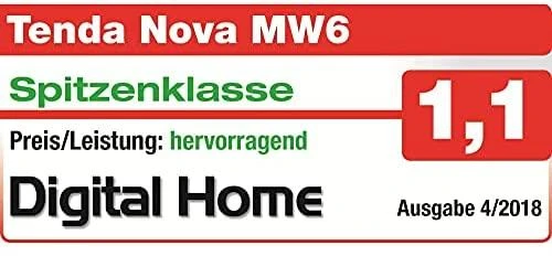 „System Mesh Tenda MW6 3pack“ (xDSL (kabelio jungtis LAN), 2,4 GHz, 5 GHz)