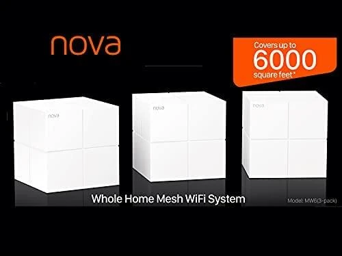 „System Mesh Tenda MW6 3pack“ (xDSL (kabelio jungtis LAN), 2,4 GHz, 5 GHz)