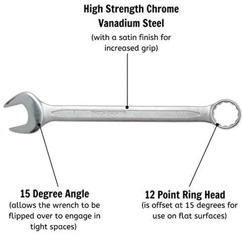 TengTools Kombinuotas raktas Teng Tools 600533; 33 mm; 380 mm