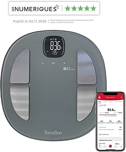Terraillon Sas TERRAILLON 15052 Master Fit El. svarstyklės ir kūno analizatorius