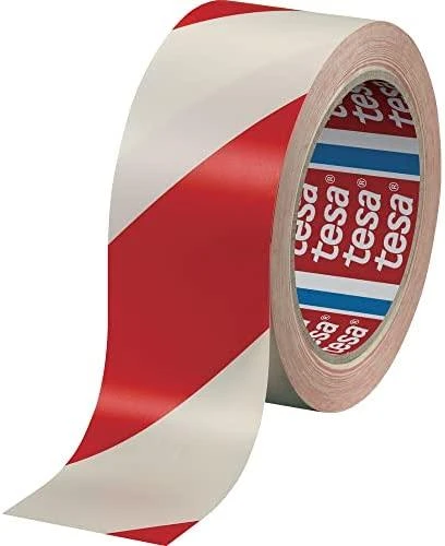 Tesa Balta Ir-Raudon įspėjimo juosta 50mmx66m