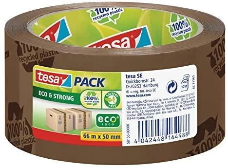 *Juosta pakavimo TESA 50mmx66m ekologiška skaidri