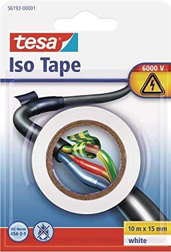 Tesa Isolierband 10m 15mm baltas Blister