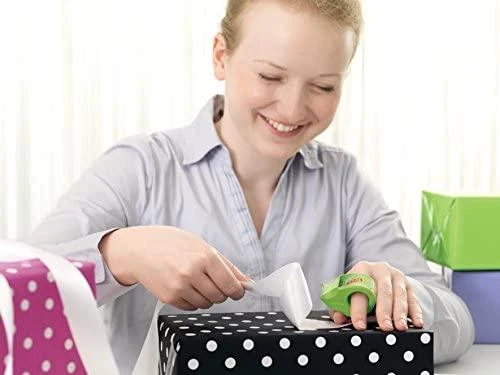 Lipnios juostelės dėklas TESA Mini Tape Dispenser eco su 2vnt. ekologiškų ir skaidrių lipnių juostelių 19mm x 10m