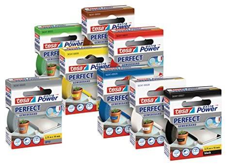 Tesa extra Power Perfect taśma tkaninowa 2,75m 19mm pilka