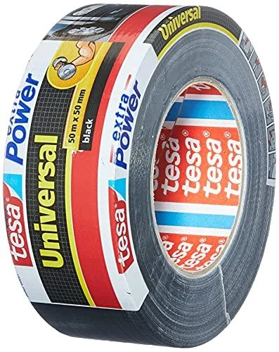 Tesa extra Power Universal 50m 50mm juodas