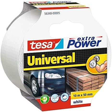 Tesa Extra Power Universal 10m 50mm baltas