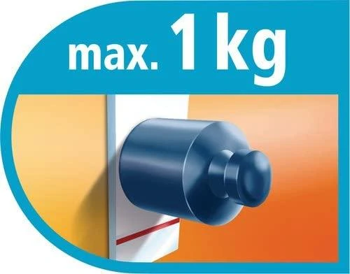 Tesa Kabliukai, ovalūs 57543, 3X1 kg, chromo