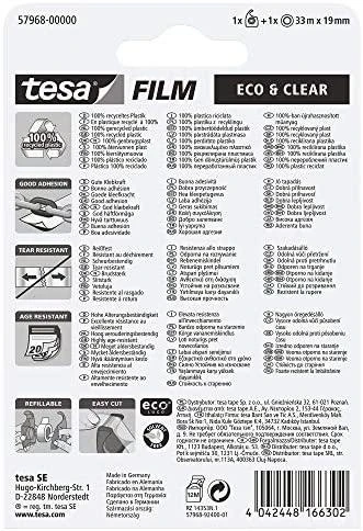Beiersdorf Ekologiška lipni juostelė TESA Film eco & clear, su dėklu, 19mm x 33m, skaidri