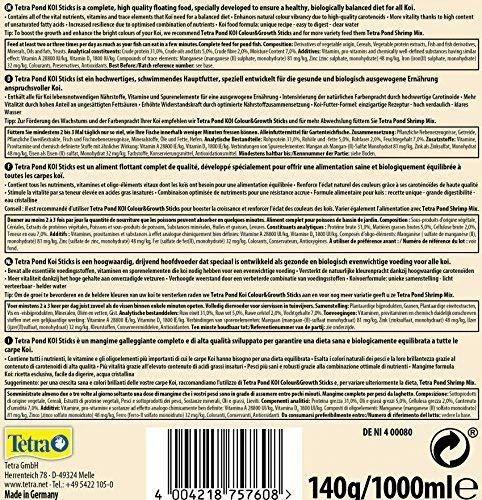 TetraPond Koi Sticks 1L pilnavertis pašaras karpiams S