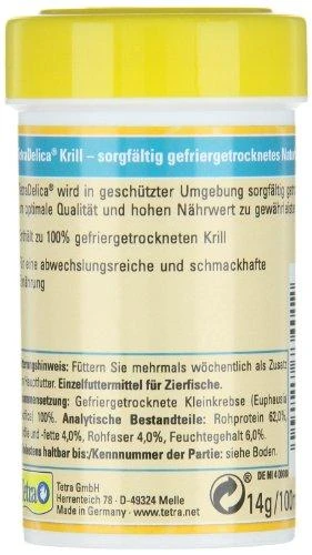 TETRA Delica Krill, 100 ml maistas tropinėms žuvims