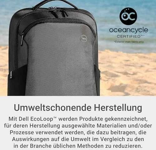 Dell | CP5723 | „Ecoloop Pro“ kuprinė | Kuprinė | Juoda | 11–15 colių