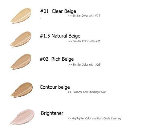 Maskuoklis The Saem Cover Perfection Tip Maskuoklis 01 Clear rusvai gelsvas-6,5g