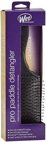 Wet Brush The Wet "The Wet Pro Paddle Detangler" juodos spalvos plaukų šepetys