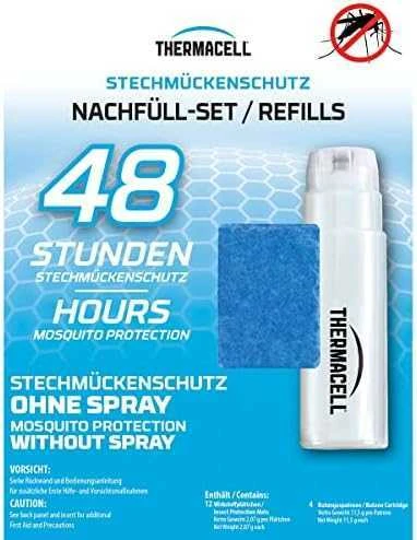 Thermacell Uodų repelento papildymas, apsauga iki 48 valandų