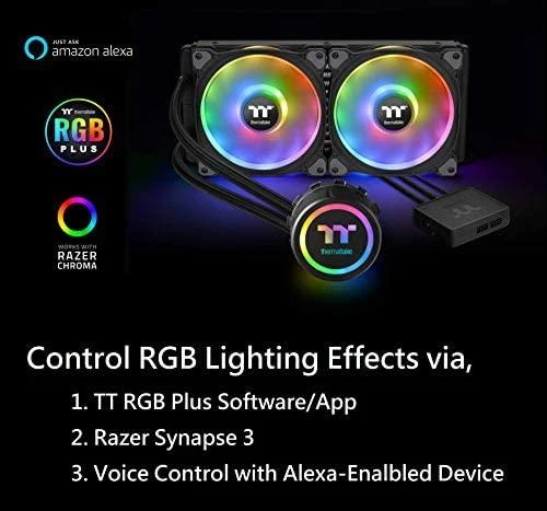„Thermaltake Floe DX RGB 360“ vandens aušinimas (CL-W256-PL12SW-A)