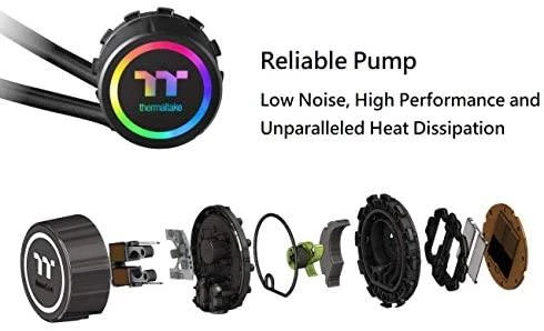 „Thermaltake Floe DX RGB 360“ vandens aušinimas (CL-W256-PL12SW-A)