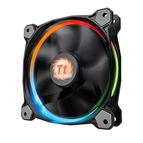 THERMALTAKE Riing 12 LED RGB 3er rinkinys didelio našumo važiuoklės ventiliatorius 3 dalys 120x120x25mm RGB LED Triukšmas 18,7 dBA su LNC