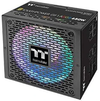 Thermaltake PS-TPD-0650F3FAGE-1 maitinimo blokas 650 W 20 kontaktų ATX ATX Juodas
