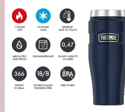 Termo puodelis Thermos, SK1005MBTRI4, 470 ml