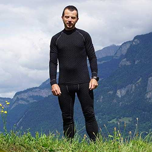 Vyriškos termo kelnės Thermowave Merino Xtreme - Juoda - XXL