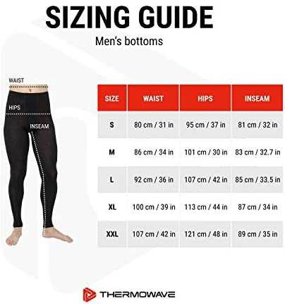 Vyriškos termo kelnės Thermowave Merino Xtreme - Juoda - XXL