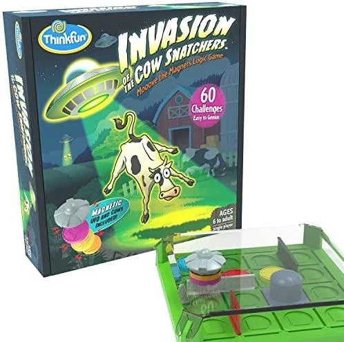 Galvok smagiai „ThinkFun“ karvių plėšikų invazija (LT)