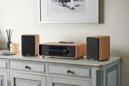 Kompiuterio kolonėlės Garsiakalbis - Thomson Hifi Garsiakalbiai 100W BT 5.0 Kompaktiškas Juodas