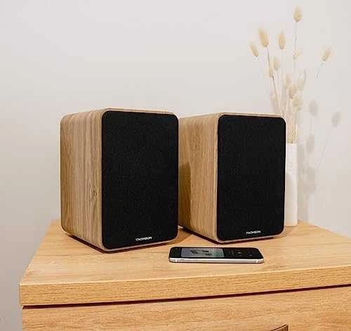 Kompiuterio kolonėlės Garsiakalbis - Thomson Hifi Garsiakalbiai 100W BT 5.0 Kompaktiškas Juodas