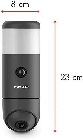„Thomson RHEITA100“ stebėjimo kamera su apšvietimu, „Wi-Fi“, garso įrašymu ir judesio aptikimu