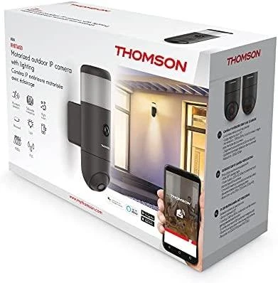 „Thomson RHEITA100“ stebėjimo kamera su apšvietimu, „Wi-Fi“, garso įrašymu ir judesio aptikimu