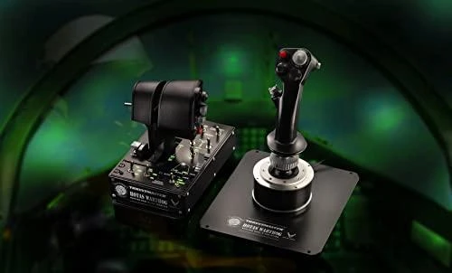 Thrustmaster HOTAS WARTHOG Vairalazdė ir akceleratoriaus valdiklis, Juodas